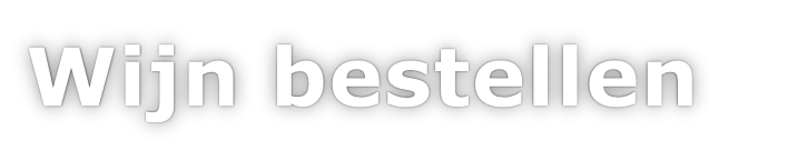 Wijn bestellen